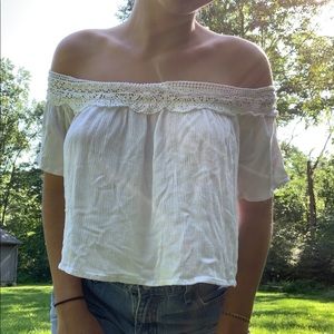 PACSUN OFF THE SHOULDER SHIRT